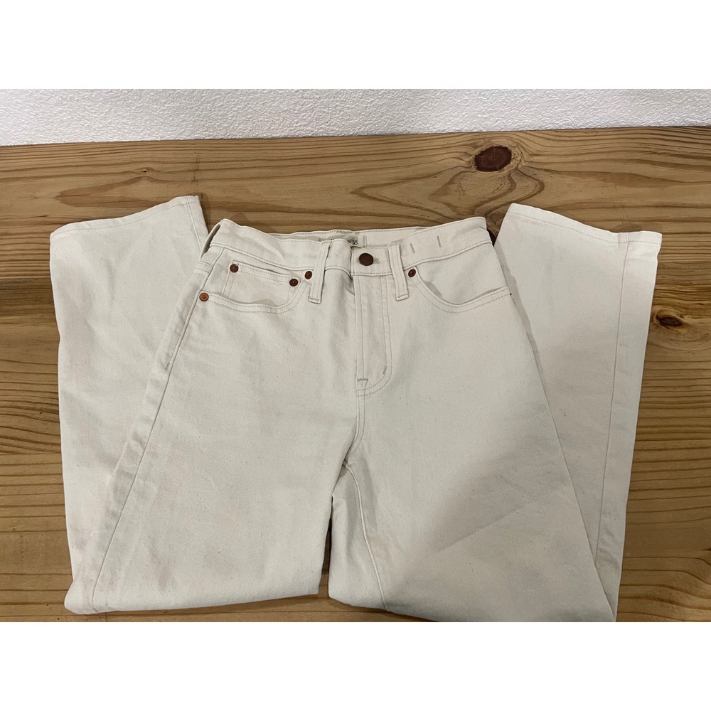 Madewell The Perfect Vintage Straight Jean in Vintage Canvas Wash size 25P